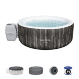 Inflatable Hot Tub – Bestway SaluSpa Bahamas 2-4 Person Spa with 120 AirJets & EnergySense Insulated Cover