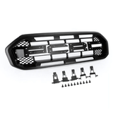 Aftermarket Fit for Ford Ranger Raptor Grille 2018-2020 Black Front Bumper Replacement