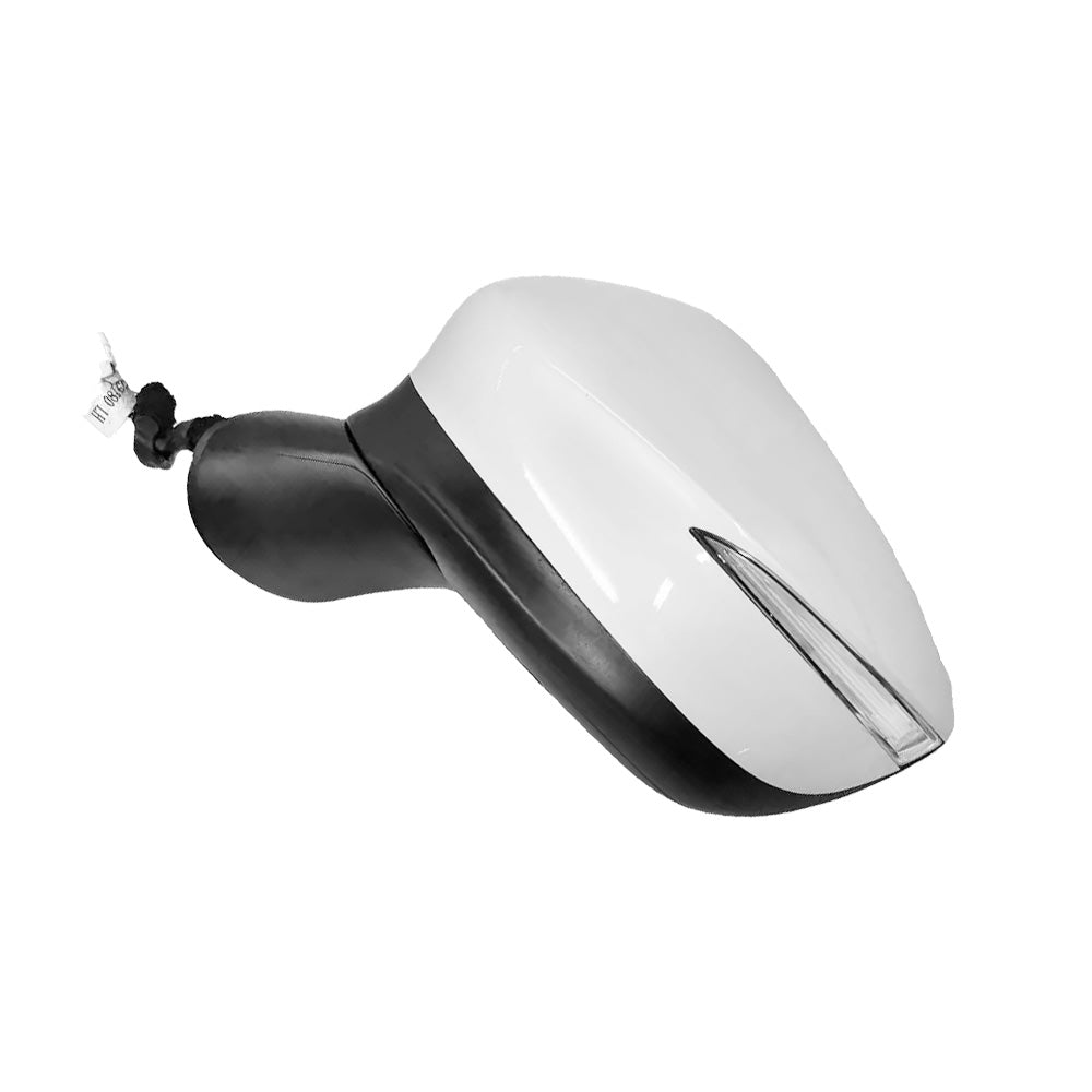 LH Door Wing Mirror Suitable For Mazda CX-5 2015-2016 White 8-Wire No Blind Spot-0