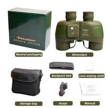 Load image into Gallery viewer, Binock USA Warehouse Night Vision Binoculars Price IPX7 Waterproof 7x50 10x50 ED German Rangefinder Binocular with Compass