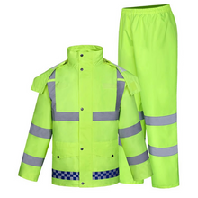 Load image into Gallery viewer, Cartoon Print Multicolour 300D Oxford Raincoat Impermeable PE Full Pants Suit-style Jacket PVC Top Fabric Stock Lot Raincoat