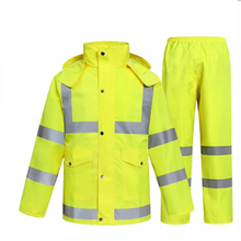 Load image into Gallery viewer, Cartoon Print Multicolour 300D Oxford Raincoat Impermeable PE Full Pants Suit-style Jacket PVC Top Fabric Stock Lot Raincoat