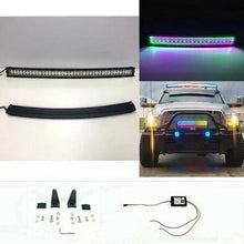 Load image into Gallery viewer, 31.5" Curved RGB Chasing Halo Light Bar-4