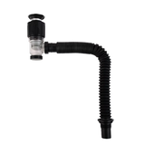 Stainless Steel Two-Way Mounted Wash Basin Chrome Water Drain Downcomer Overflow Sink Drainer Water Hose Set