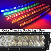 Load image into Gallery viewer, 41.5" Dual Color Strobe Curved Light Bar-3