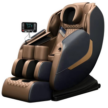 Load image into Gallery viewer, 2025 AI Voice Control U Shape Pillow Calf Heating 8d zero Gravity Massage Chair Oem