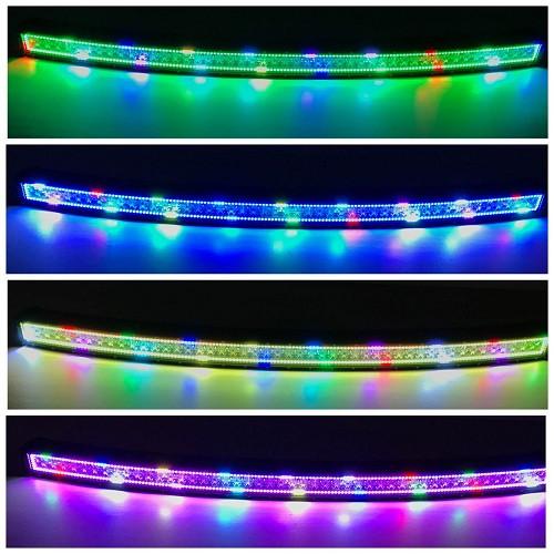 54" Curved RGB Chasing Halo Light Bar-2