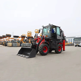 Factory Price Cheap CE Mini Four-Wheel Garden Tractor Excavator Bucket/Tiller Micro Digger Bagger Engine Core Backhoe Loader