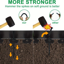 Load image into Gallery viewer, Garden Edging Kit with Nails Black-3