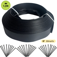Load image into Gallery viewer, Garden Edging Kit with Nails Black-2