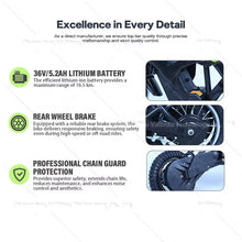 Load image into Gallery viewer, 2024 Newest Legal Mini Dirt Bike Spring Damper Kids Motocross 15 Mph High Range Off Road E Motorbike Electric Motorcycle