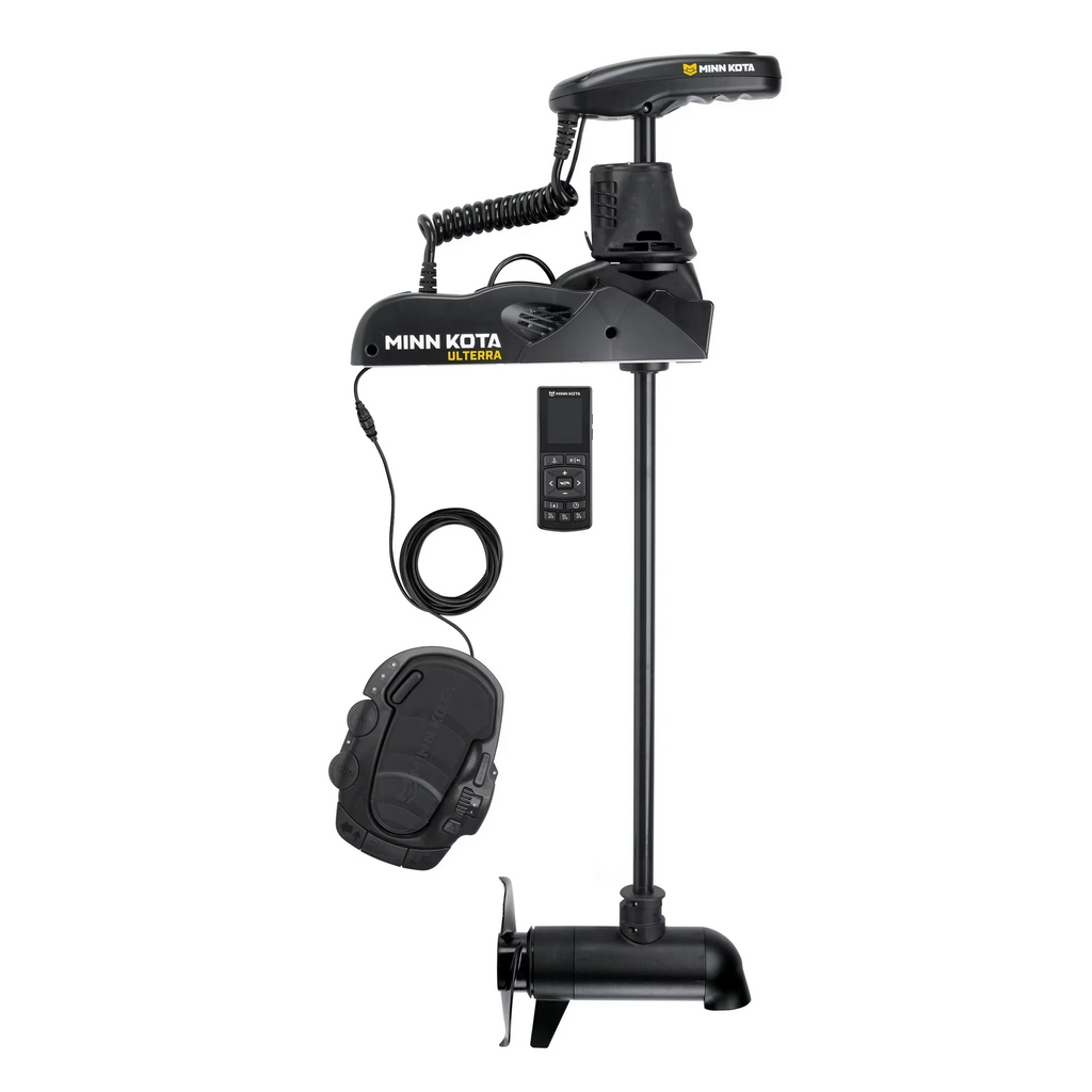 Minn Kota Ultrex 1368894 Trolling Motor – 112 Lb Thrust, 60" Shaft, Built-In Dual Spectrum CHIRP Sonar – High-Performance, Made in USA