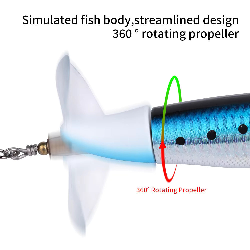 10pcs Topwater Pencil Fishing Lure Kit – 0.46 oz Each, Ideal for Bass, Trout & More