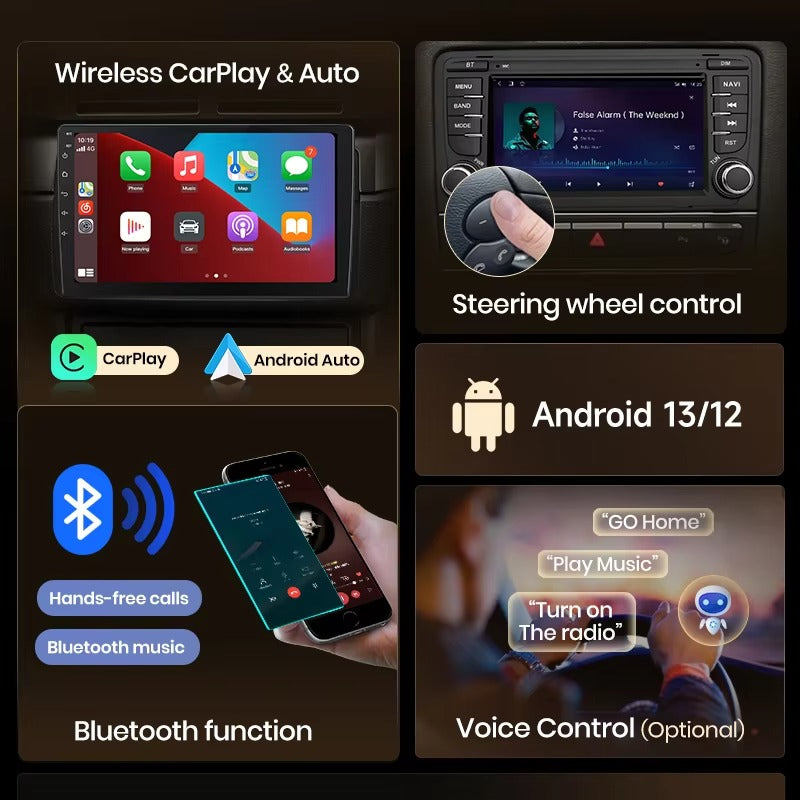 Junsun 7 Inch US Stock Android Auto Radio for Volkswagen VW SEAT Leon Passat B6 B7 Tiguan Touran GOLF POLO GPS Autoradio 1+32GB