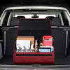 Car Trunk Storage Box Luxury Crocodile Pattern Folding Car Organizer Box Multifunction PU Leather Storage Bag Auto Accessories