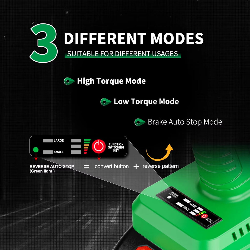 20V Cordless Impact Wrench 320nm Max Torque Electric Drill for Car DIY Drop Shipping Available Stocked Local US Warehouse