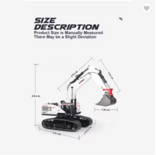 Load image into Gallery viewer, HOT 1/14 HUINA 1594 RC TRUCK CAR Metal Excavator Truck Car Model Remote Control Light Battery Sound Outdoor Toys for Boys Gift
