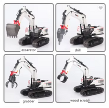 Load image into Gallery viewer, HOT 1/14 HUINA 1594 RC TRUCK CAR Metal Excavator Truck Car Model Remote Control Light Battery Sound Outdoor Toys for Boys Gift