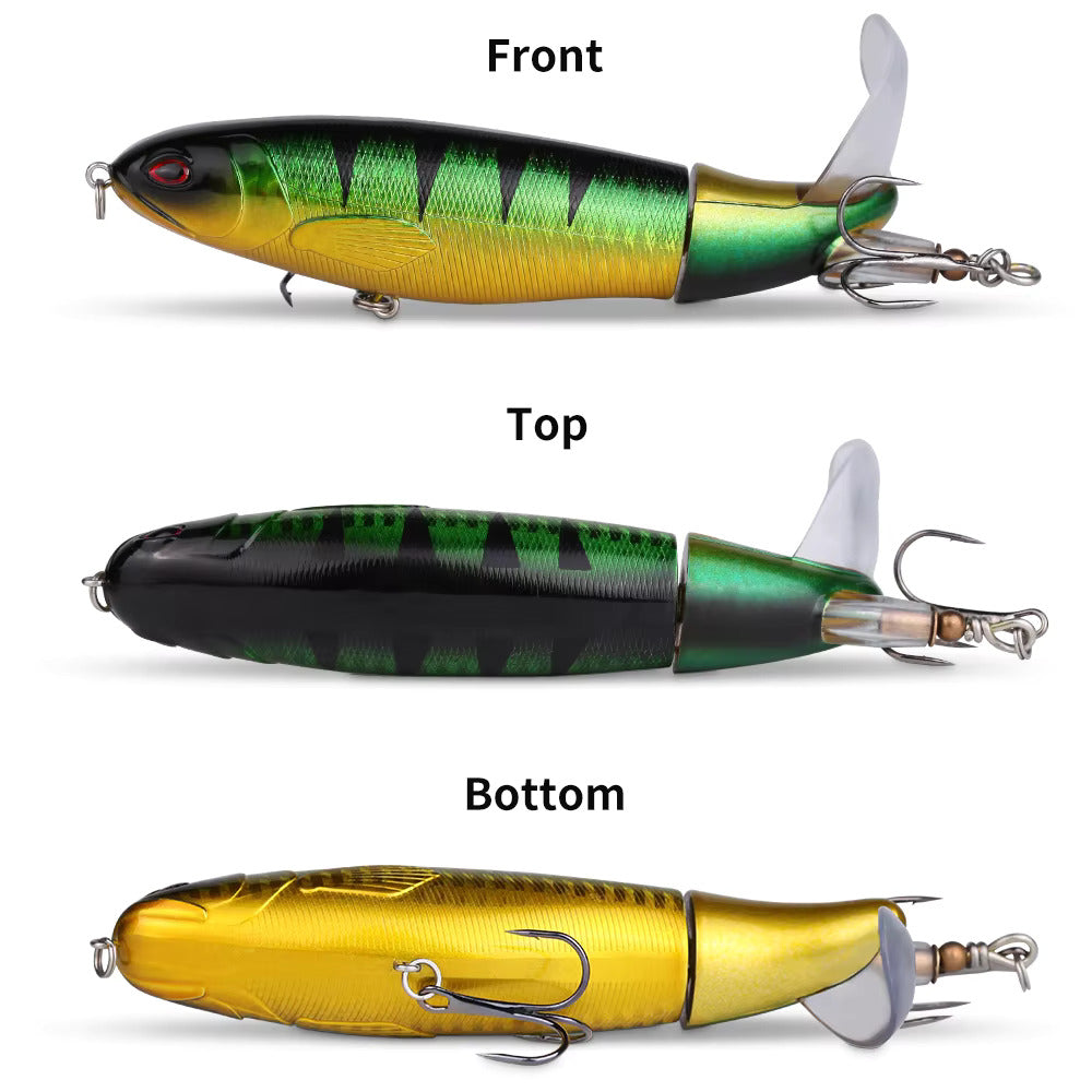 10pcs Topwater Pencil Fishing Lure Kit – 0.46 oz Each, Ideal for Bass, Trout & More