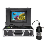 360° Rotating 100m Underwater Fishing Camera with DVR Recorder – IP68 Waterproof Fish Finder with 38 LED Lights, 700TVL Resolution, 8H Battery Life, LCD Display (Model F8300DB-2L-100M)