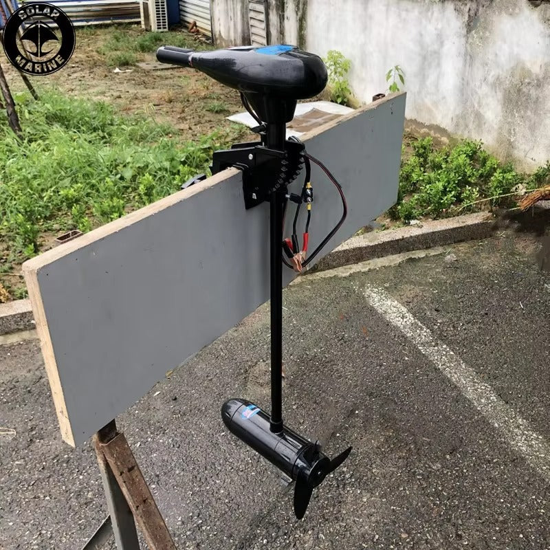 Solar Marine DC 12 V 40 LBS Outboard Engine 480 W Electric Trolling Motor Boat Engine for Fishing Kayak Canoe
