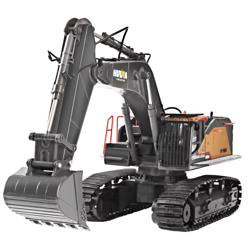 1/14 Scale Metal RC Excavator, 22 Channel with Lights Sounds Upgrade Full Functional Construction Vehicles RC Truck Toys