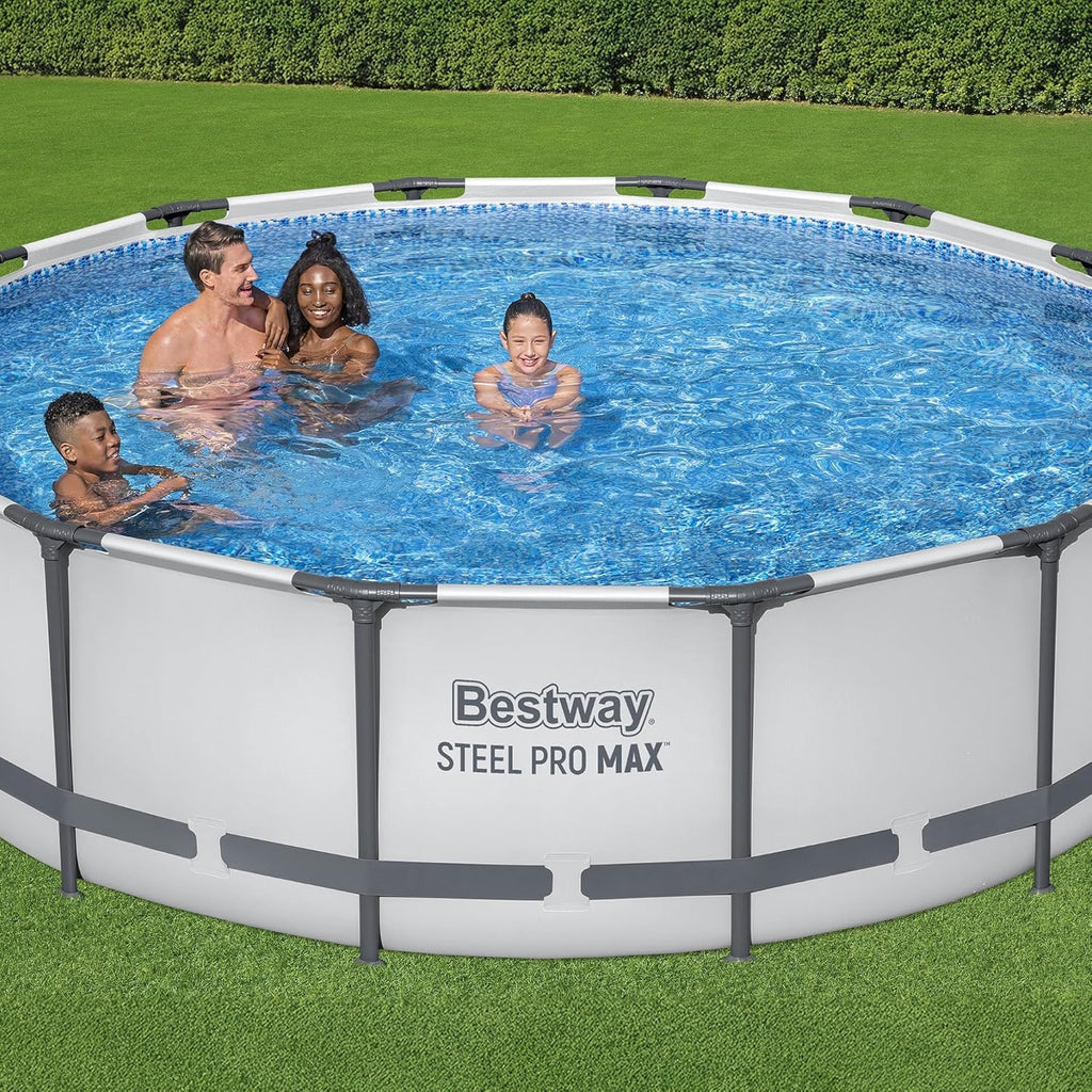Bestway Steel Pro MAX 14ft x 42in Round Above Ground Pool Set