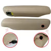 2 PCS For Land Rover Discovery 3 4 2004-2016/Range Rover 2005-2013 Car Side Seat Armrest Cover Microfiber Leather Original Curve