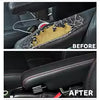 2 PCS For Land Rover Freelander 2 2007 2008 2009-2015 Car Side Seat Armrest Cover Microfiber Leather Original Curve Replication