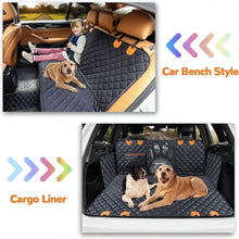 Load image into Gallery viewer, Car Seat Cover for Back Seat Hammock Style with Mesh Window Grey-2