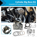 78mm Cylinder Big Bore Kit Suitable For Kawasaki KLX300 / KLX250 S / R / SF 1993-2014