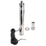 3in 48V 750W Deep Well Solar Submersible Bore Hole Water Pump With 15M Line