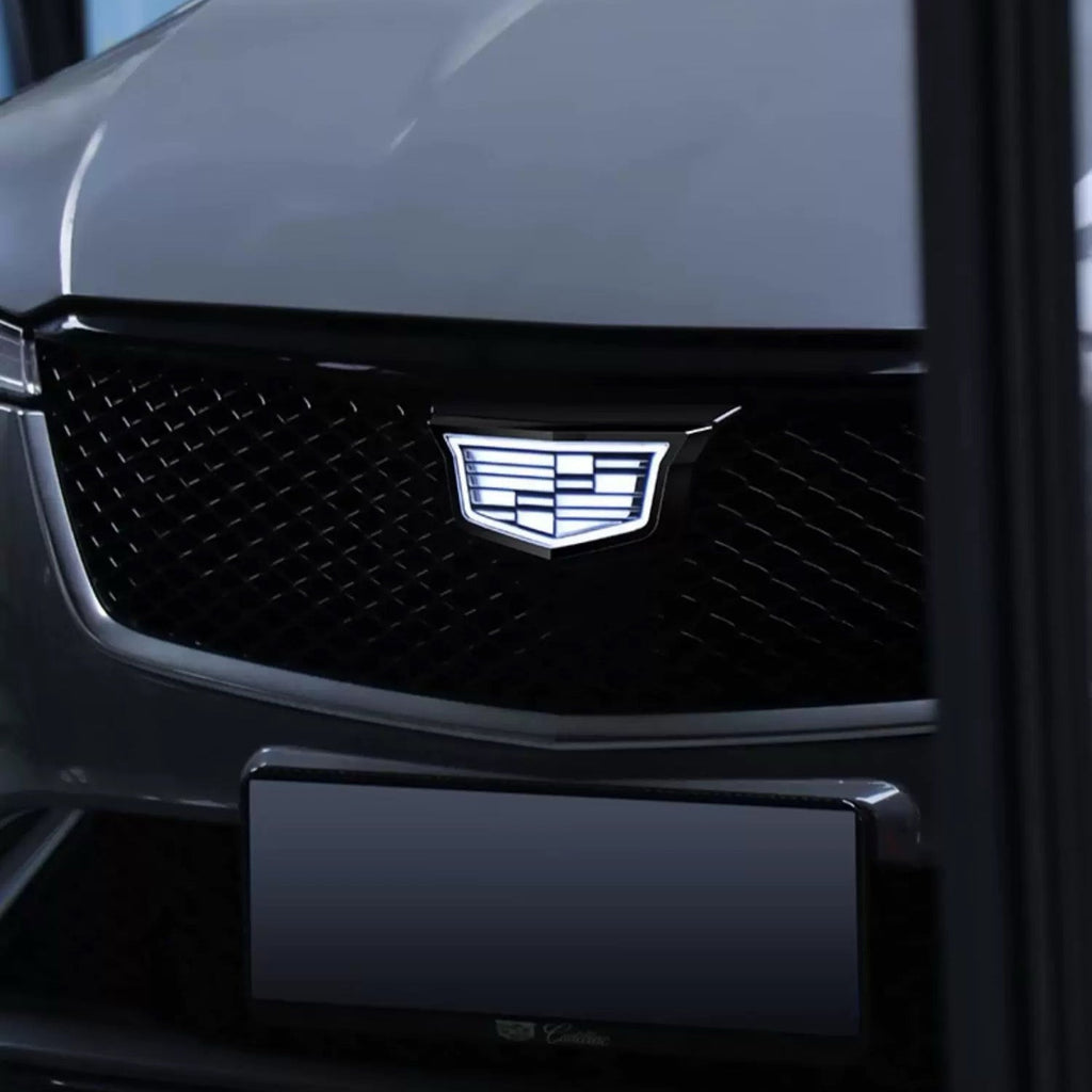 Cadillac logo Light Escalade /CT4/ CT5/ CT6/ XT4 /XT5/ XT6 /ATS /XTS front led cadillac emblem crystal dynamic steamer logo middle grill light-4