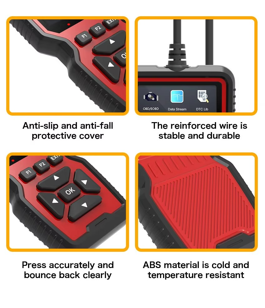 V519 OBD2 Car Fault Detector Scanner 12-Month Warranty Diagnostic Tool with Check Code Reader