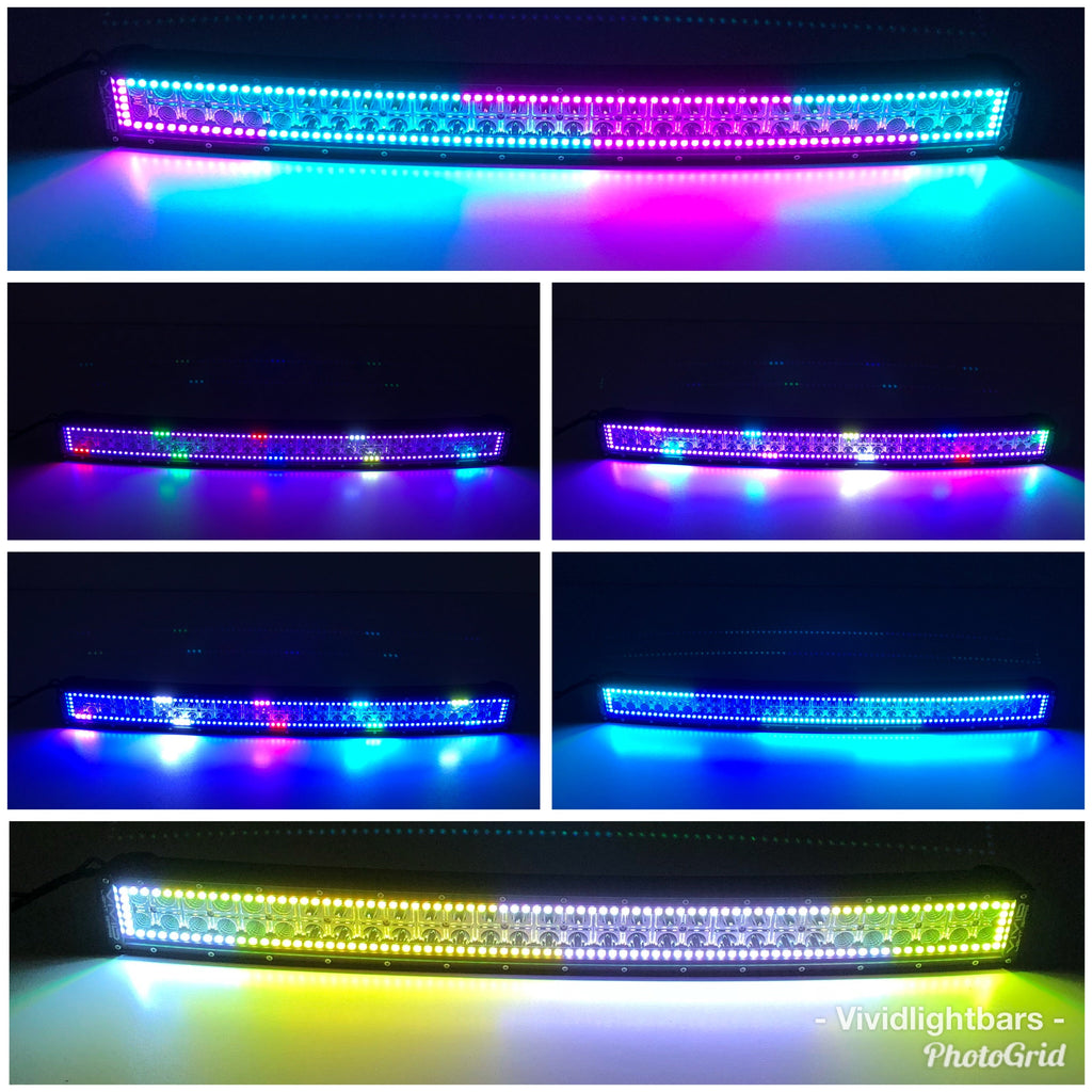 31.5" Curved RGB Chasing Halo Light Bar-0