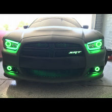Load image into Gallery viewer, SRT LED Grill Emblem Badge(Multicolor)– Chasing RGBW  Car Logo Light features 120+ dynamic for Dodge, Chrysler & Jeep-2