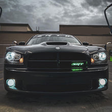 Load image into Gallery viewer, SRT LED Grill Emblem Badge(Multicolor)– Chasing RGBW  Car Logo Light features 120+ dynamic for Dodge, Chrysler & Jeep-3
