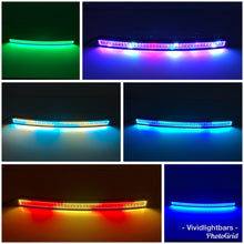 Load image into Gallery viewer, 41.5" Curved RGB Chasing Halo Light Bar-3