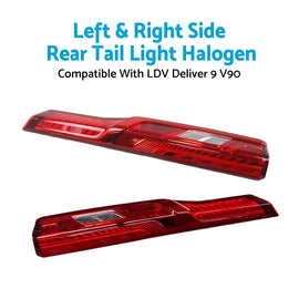 Left & Right Side Rear Tail Light Halogen Suitable for LDV Deliver 9 V90 2020-On