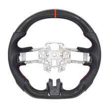Load image into Gallery viewer, 100% Real Carbon Fiber Steering Wheel No Heated for Mustang EcoBoost GT Shelby-Mustang GT350 GT350R 2.3L 5.0L 2015-2017