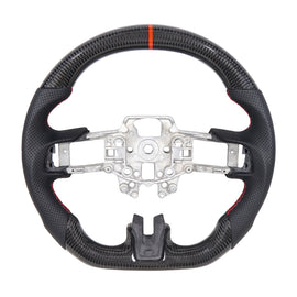 100% Real Carbon Fibre Steering Wheel for Mustang EcoBoost GT Shelby-Mustang GT350 GT350R 2.3L 5.0L 2015-2017
