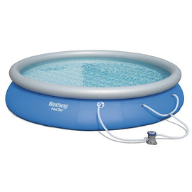 Bestway 15 ft. x 33 in. Fast Set Round Pool Set