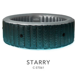 MSPA 80 in. STARRY Comfort Round Inflatable Hot Tub and Spa, 4-6 Person, 138 Air Bubble Massage, UVC, LED Light