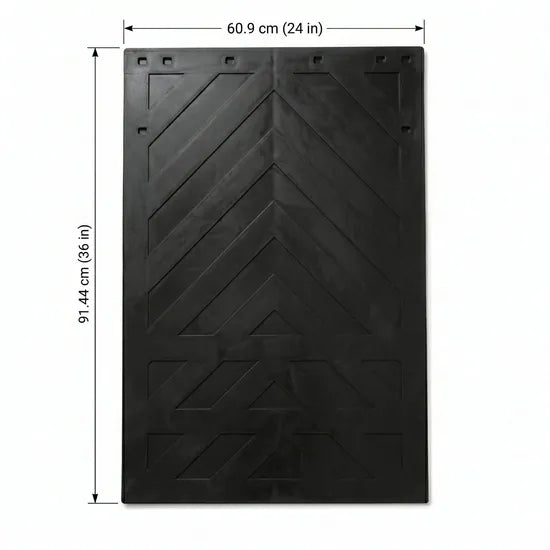 BYD Shark 6 Closest-Compatible 24"×36" Anti-Sail Quick-Mount Mud Flaps