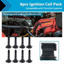 Load image into Gallery viewer, 8x  Ignition Coil Pack Suitable for Porsche Cayenne 9PA 03-06 4. 5L M 48. 00 48. 50-0