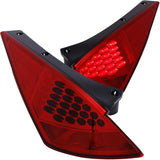 ANZO 2003-2005 Nissan 350Z LED Taillights Red