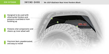 Load image into Gallery viewer, DV8 Offroad 201+ Jeep Gladiator Rear Inner Fenders - Black