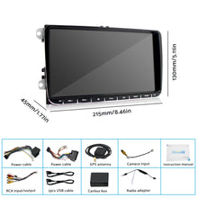 Load image into Gallery viewer, 32GB Car Navi GPS WiFi CarPlay 9inch Android 11 Suitable for VW Golf MK5 MK6 Jetta-1