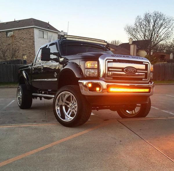 41.5" Dual Color Strobe Curved Light Bar-0