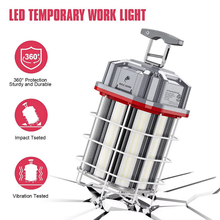 Load image into Gallery viewer, LED Temporary Work Lighting ETL Listed LED Construction Light IP65 60W -150W Work Light with Linkable Connection Design